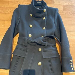 Balmain double breasted coat